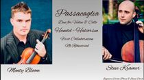 Ladies and Gentlemen! Please fasten your seatbelts. My rendition and production of the Passacaglia pays tribute to my childhoods first showpiece as a chamber musician. My first public performance of the Passacaglia materialized at the main synagogue in Copenhagen, Denmark, in Krystalgade. My beloved and dearly missed grandfather by my side, violinist and music pedagogue Vladimir Yeshayavich Novak, introduced to me this fun, fiery, and playful dialogue bounded by two string instruments 